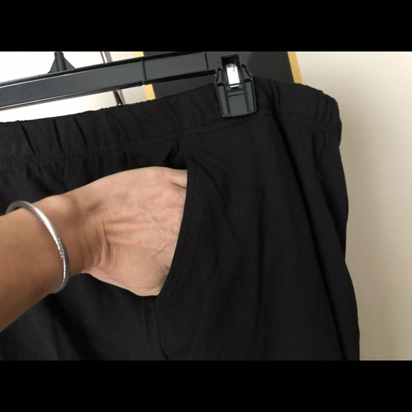 white stag knit pants